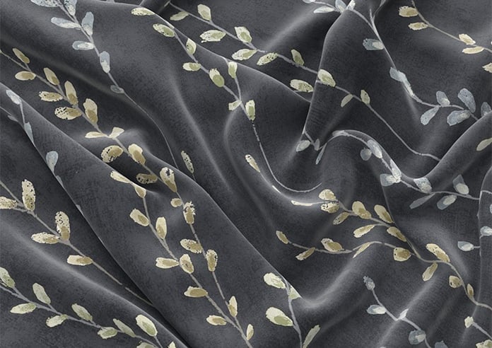 Willow Field, Onyx - Motorised Roman Blind - Image 4